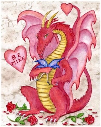 valentine dragon